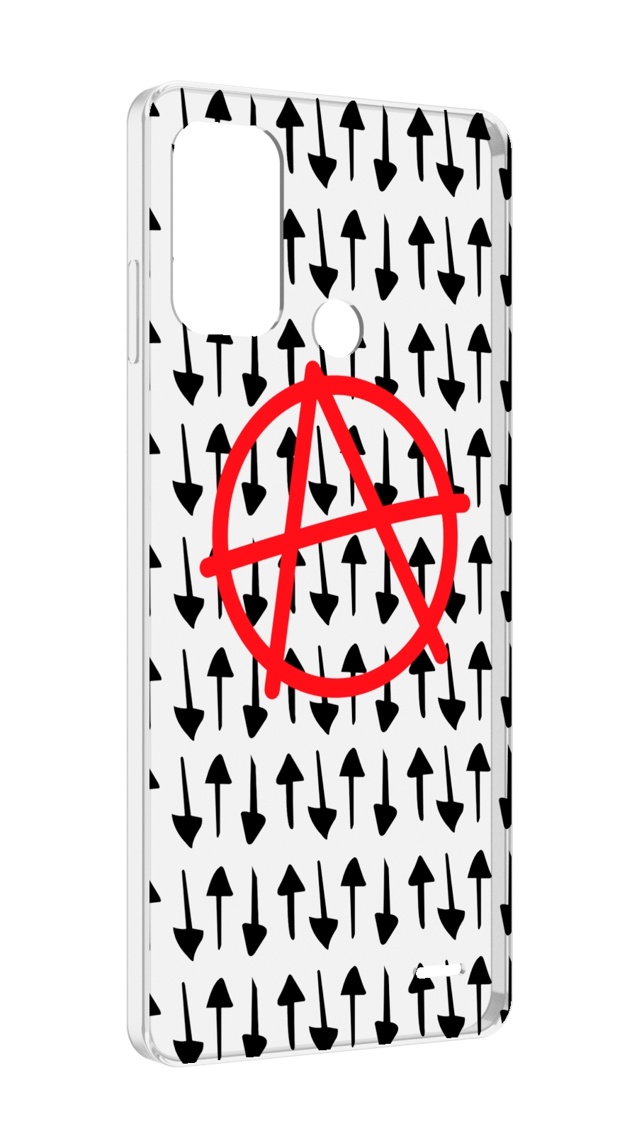 

Чехол MyPads анархия-панк для ZTE Blade A52, Прозрачный, Tocco