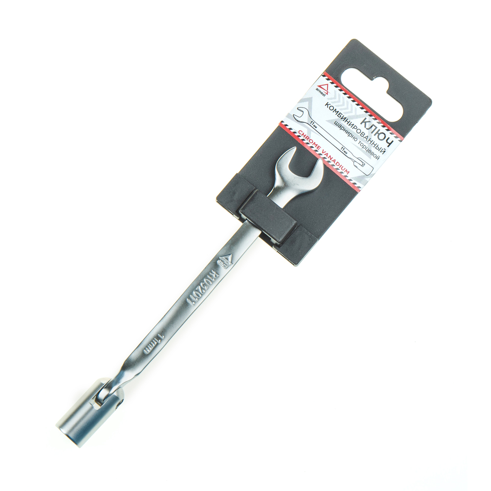 Ключ Комбинированный 11 Мм Шарнирно Торцевой Arnezi R1032011 ARNEZI арт. R1032011 удлиненный торцевой шарнирный комбинированный ключ hortz