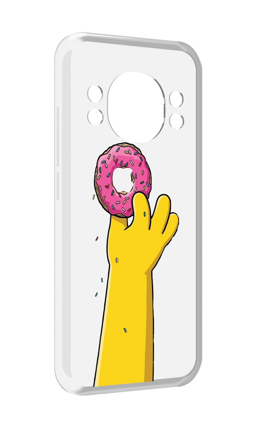 

Чехол MyPads вкусный-пончик для Doogee S98 / S98 Pro, Прозрачный, Tocco