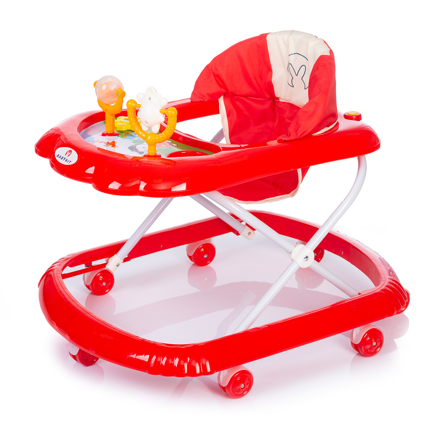 

Ходунки BabyHit Funny walk, красный