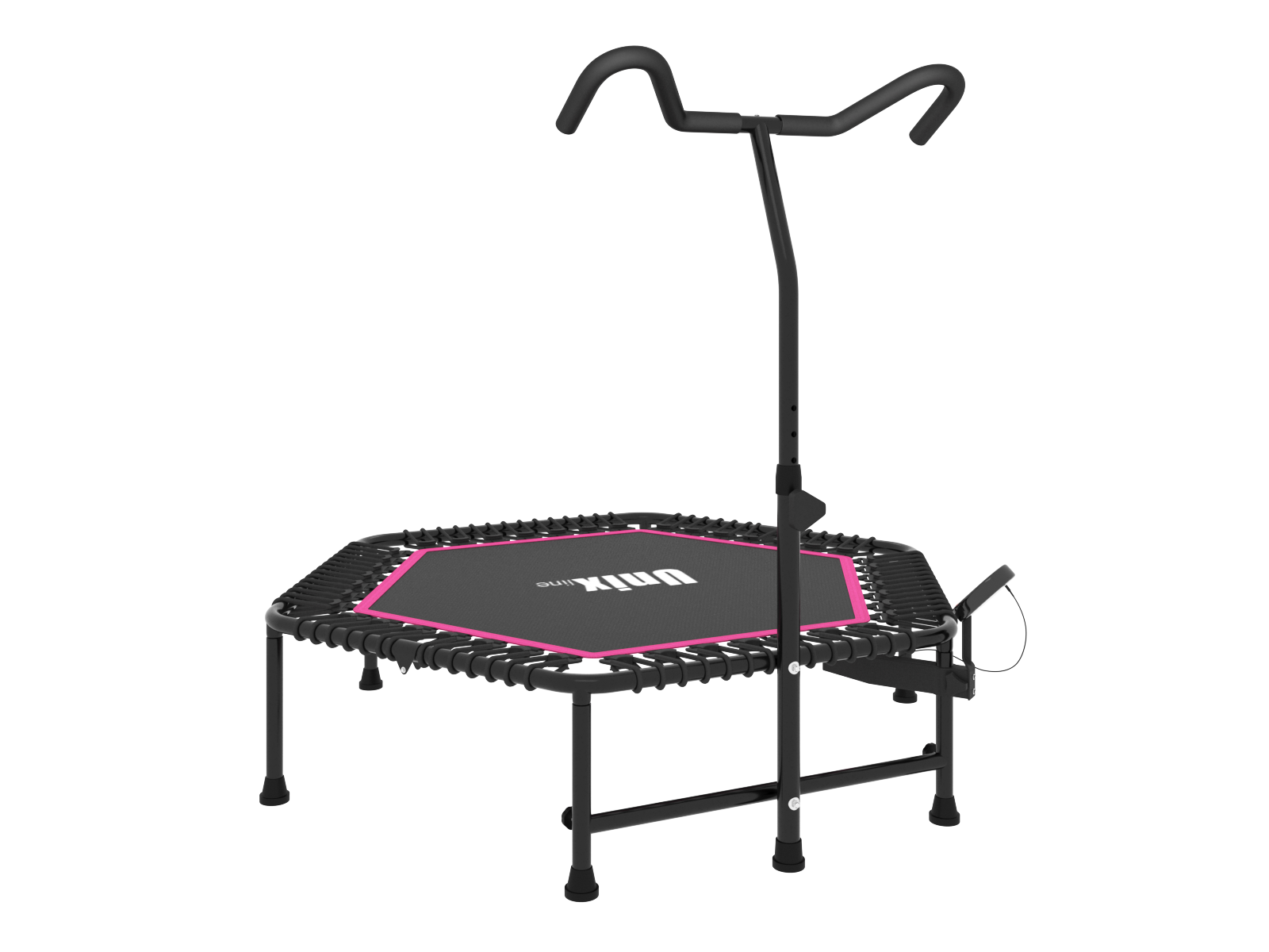 Батут UNIX line FITNESS PRO TR130FITPP, 130 cm, Pink