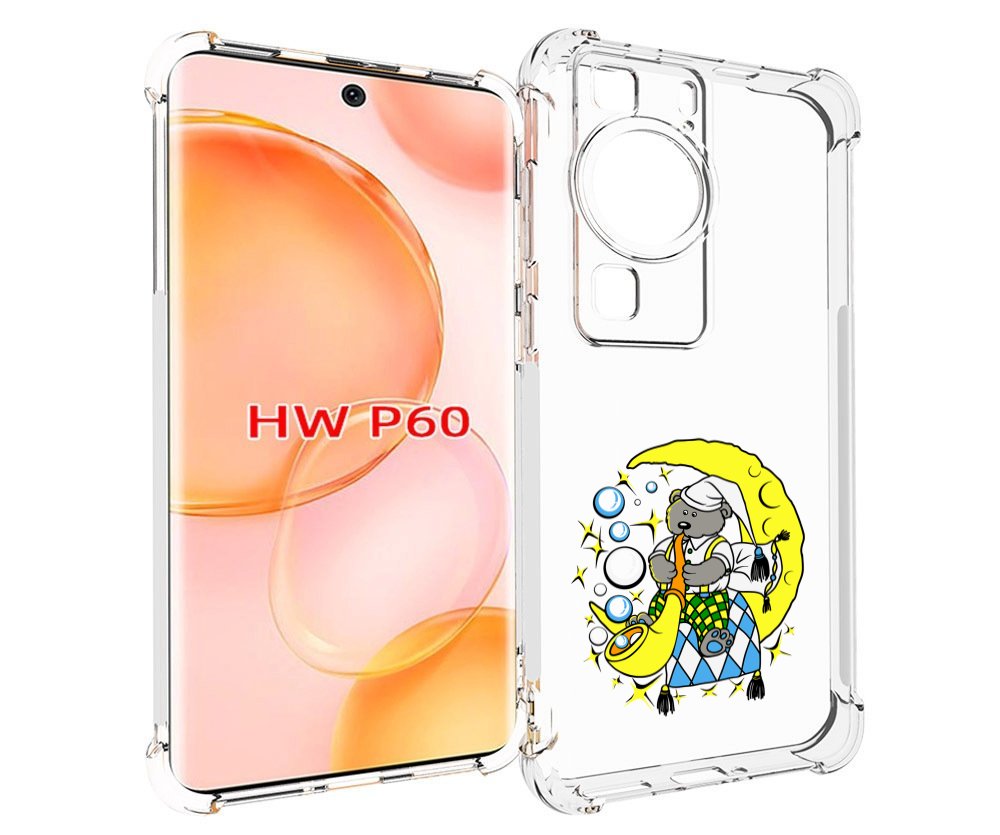 

Чехол MyPads Сырная луна для Huawei P60, Tocco