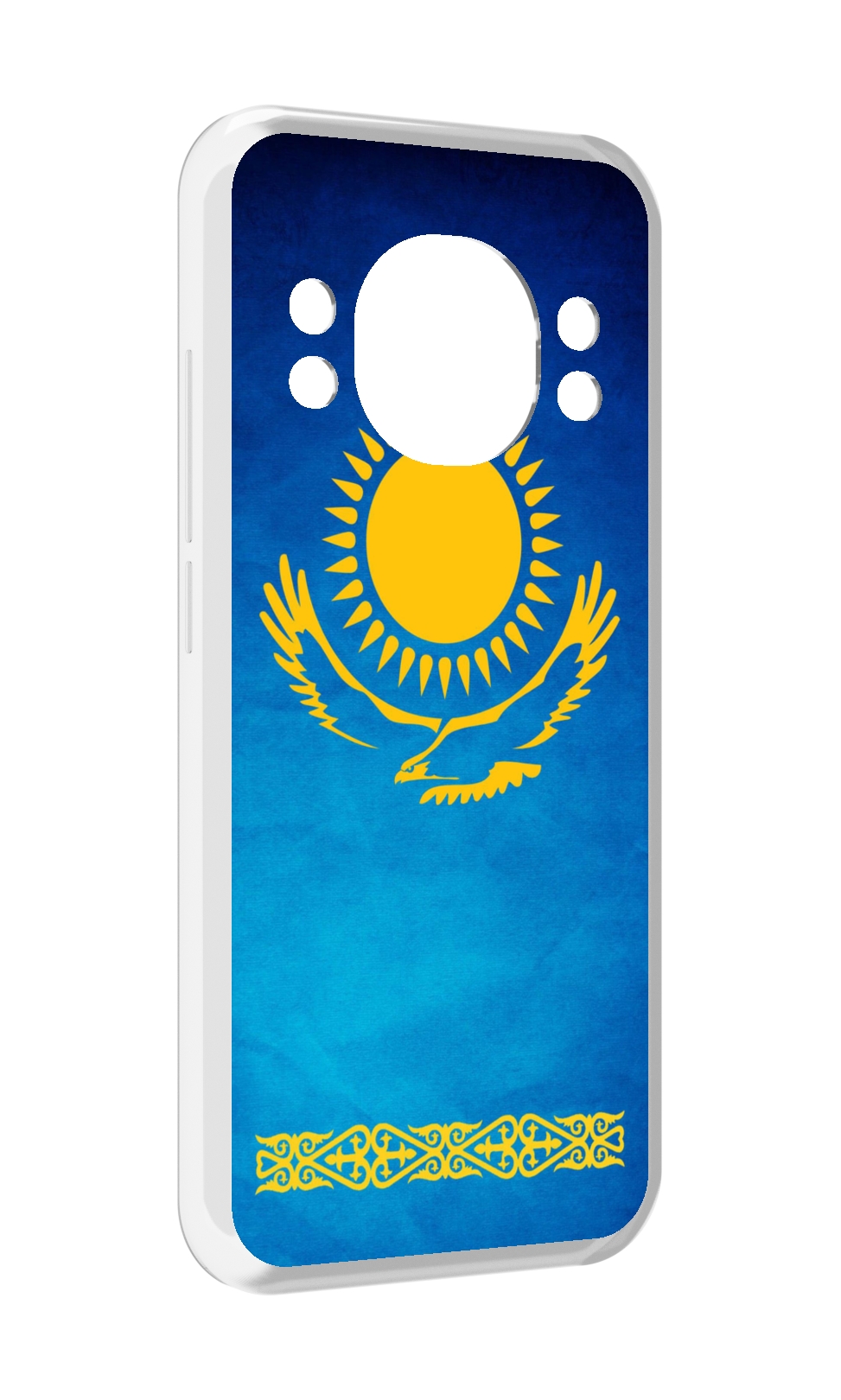 

Чехол MyPads герб и флаг казахстана для Doogee S98 / S98 Pro, Прозрачный, Tocco