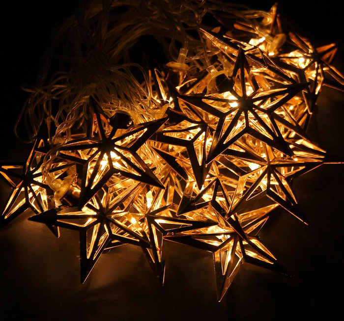 

Гирлянда светодиодная "Звезда Кремлевская" 6,3 см. Н.С. LED-20-220V, теплый белый, звезда кремлевская