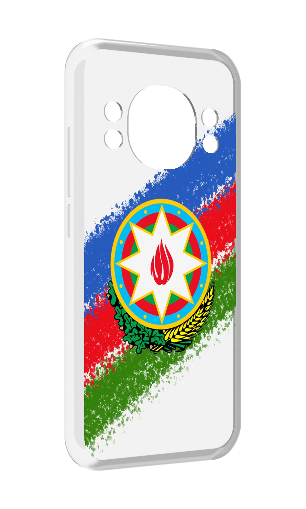 

Чехол MyPads герб флаг Азербайджана для Doogee S98 / S98 Pro, Прозрачный, Tocco