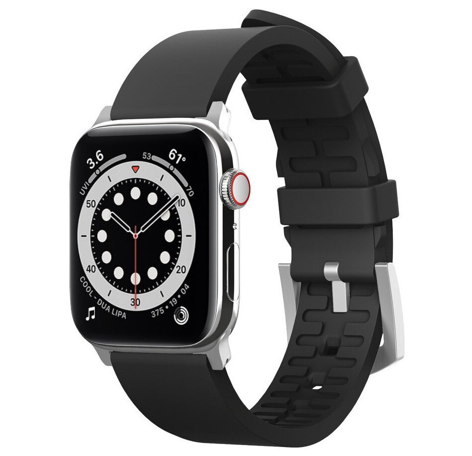 

Ремешок Elago Premium Rubber strap для Apple Watch 42/44 мм, черный (EAW-BAND-44BK), Premium Rubber