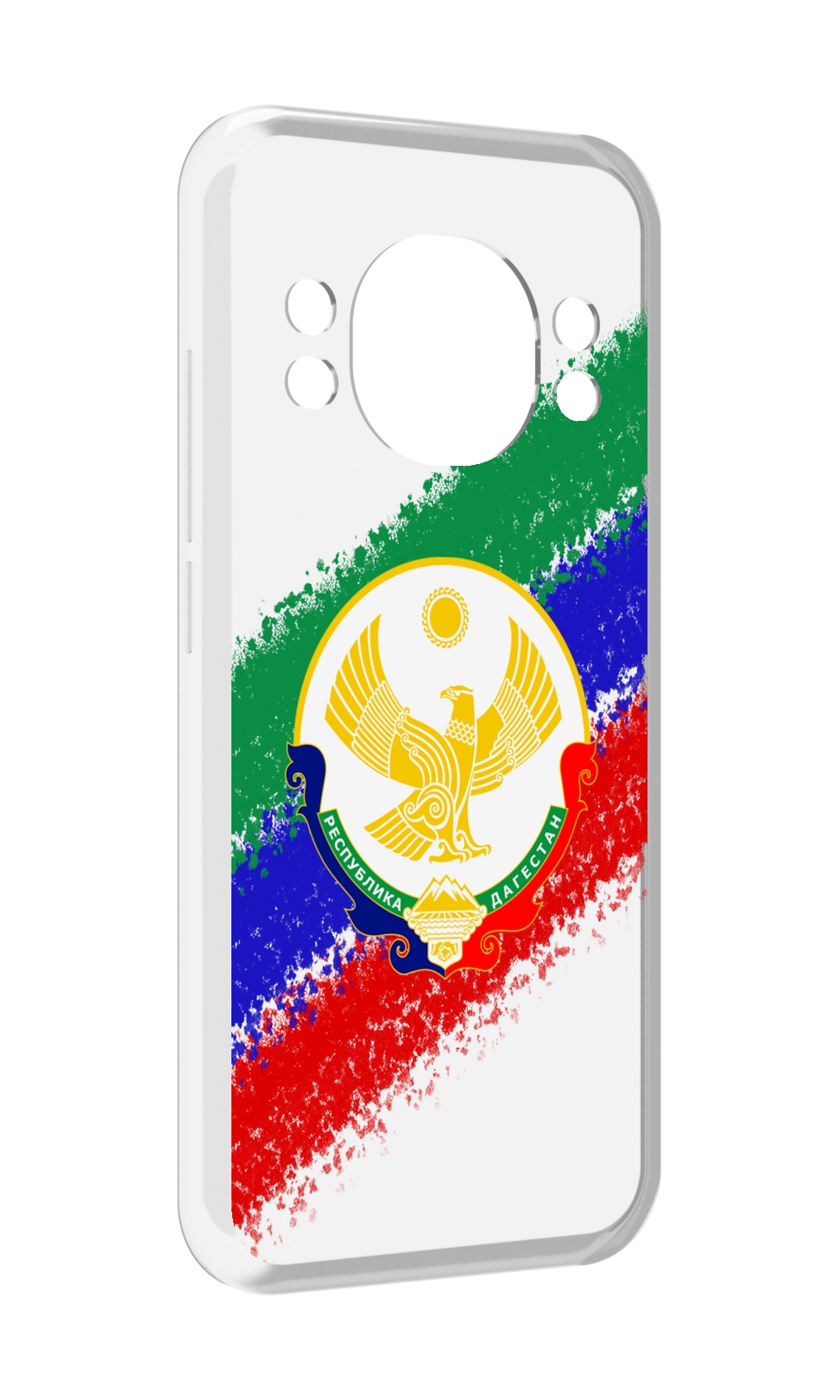 

Чехол MyPads герб флаг Дагестана для Doogee S98 / S98 Pro, Прозрачный, Tocco