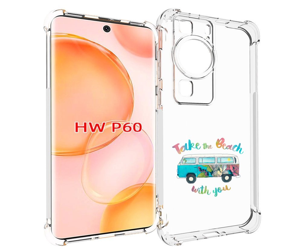 

Чехол MyPads Хиппи автобус для Huawei P60, Tocco