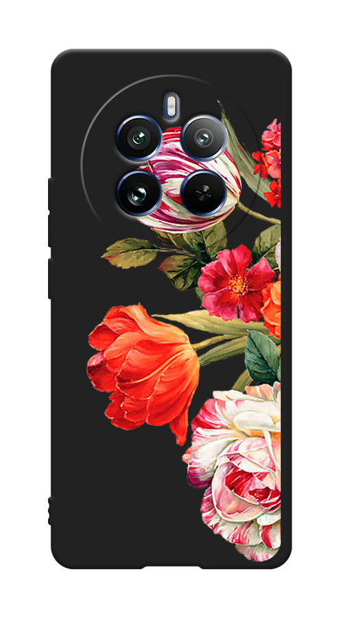 

Чехол Awog на Realme 12 Pro/Realme 12 Pro Plus "Весенний букет", Красный;розовый;зеленый, 2516152-1