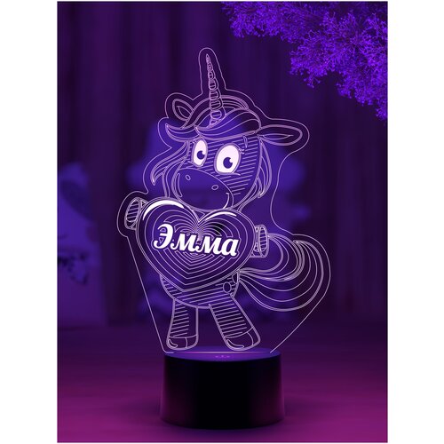 

Ночник Amstek "Единорог именной Эмма"