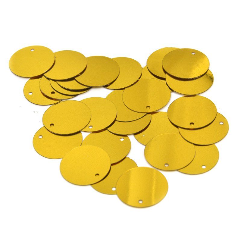 

Пайетки Magic 4 Hobby россыпью для рукоделия 20 мм цв. желтый упаковка 50 г, TBY.FLK129.001_CALL