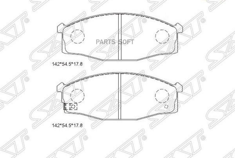 

Колодки тормозные перед nissan atlas f23 SAT ST410606T290