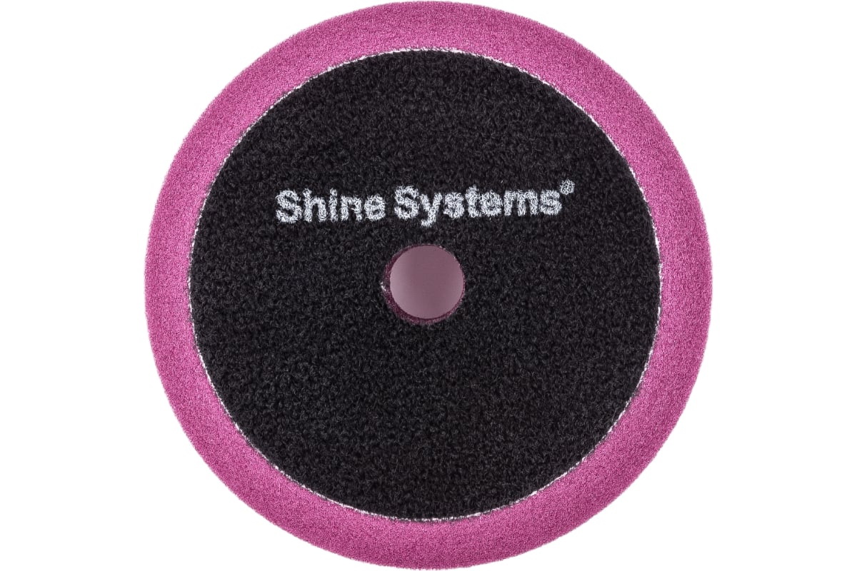 SHINE SYSTEMS SS564 Shine Systems DA Foam Pad Purple - полировальный круг твердый лиловый,