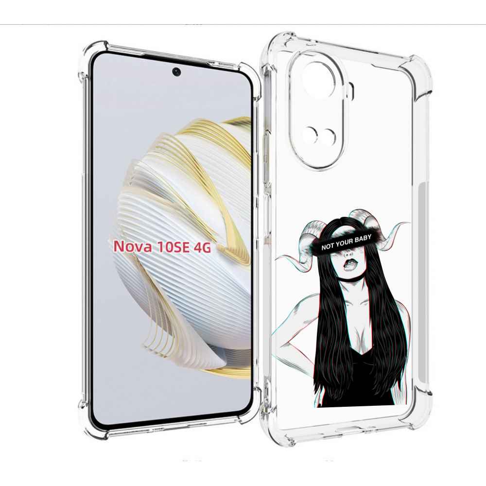 

Чехол MyPads not-your для Huawei Nova 10 SE, Прозрачный, Tocco