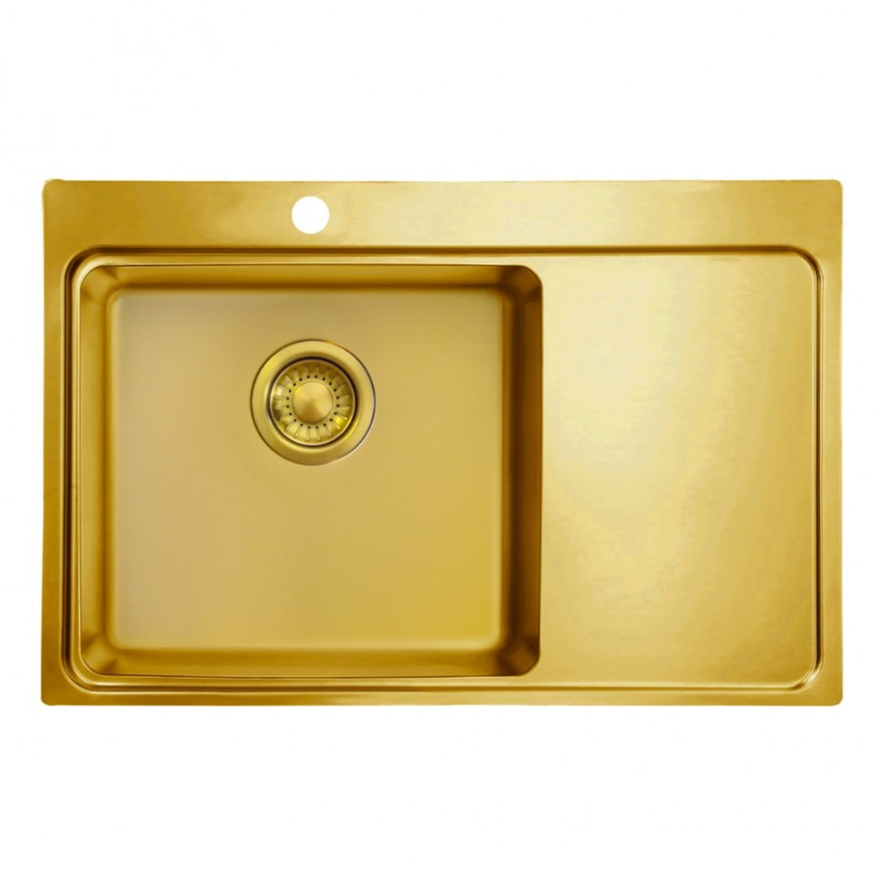 

кухонная мойка TopZero ColorX MM780.510.60.GT10K R GOLD, золото, ColorX правая