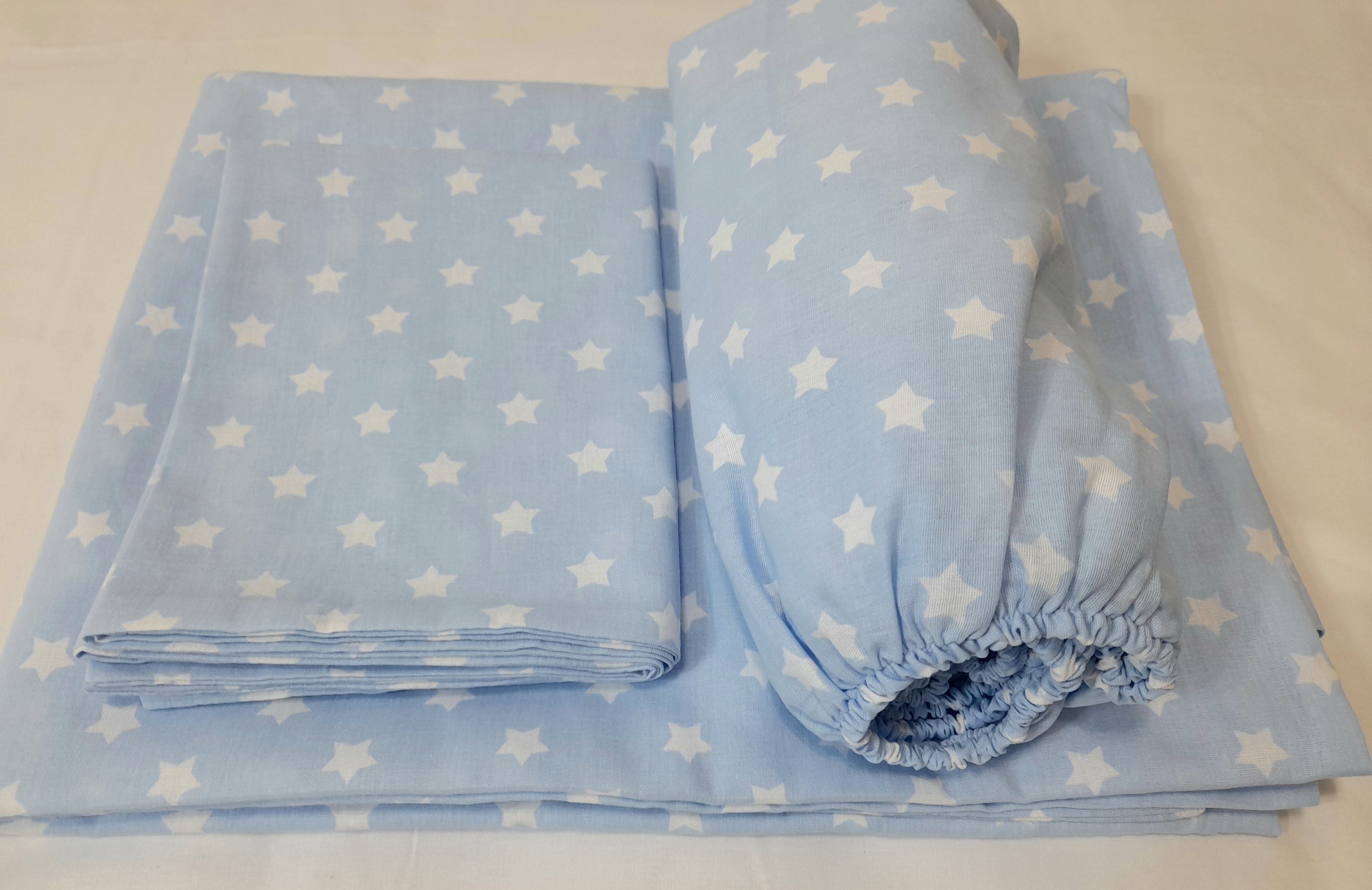 Комплект в кроватку Bortiki-solnyshko-moe звёзды на голубом комплект детского постельного белья bortiki solnyshko moe коричневый