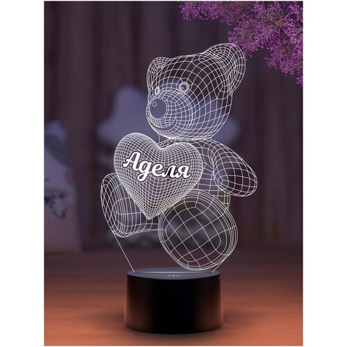 

Ночник Amstek "Мишка именной Аделя"
