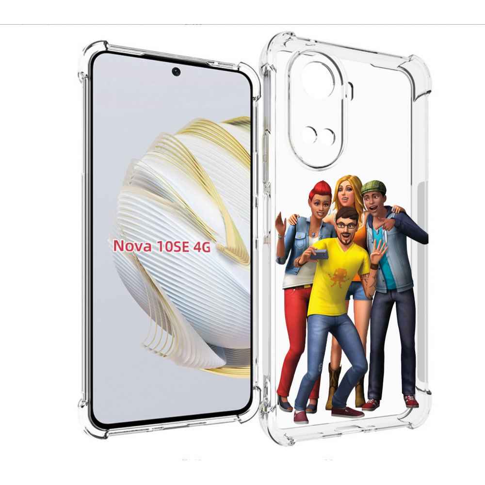 

Чехол MyPads sims для Huawei Nova 10 SE, Прозрачный, Tocco