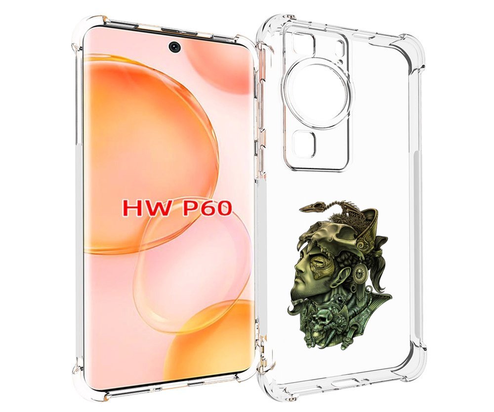 

Чехол MyPads бронзовый воин для Huawei P60, Tocco