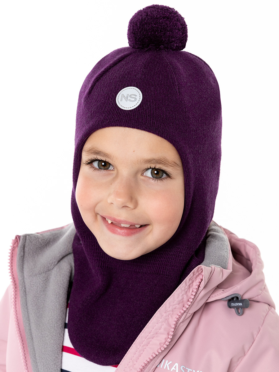 

Балаклава детская NIKASTYLE 10м10024, вишня, 48, Красный, 10м10024