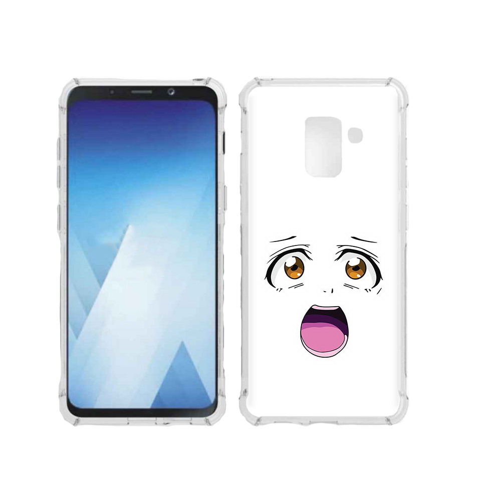 

Чехол MyPads Tocco для Samsung Galaxy A5 (2018) аниме лицо (PT95317.573.223), Прозрачный, Tocco