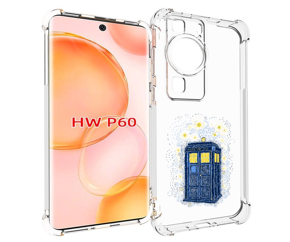 Чехол MyPads будка рисунок для Huawei P60