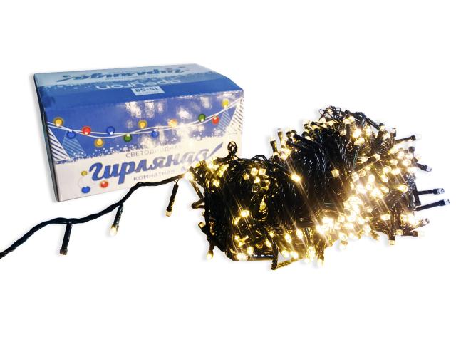 

Световая гирлянда новогодняя Apeyron Electrics 15-58 20 м белый теплый