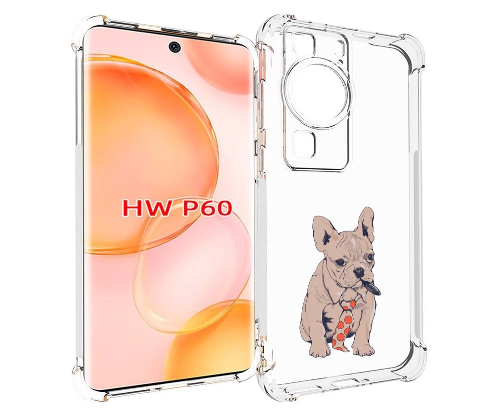 

Чехол MyPads бульдог с сигарой для Huawei P60, Tocco