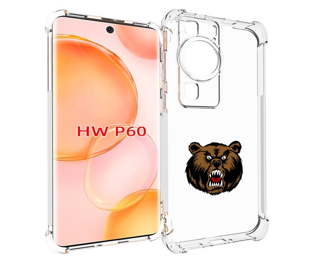 

Чехол MyPads бурый для Huawei P60, Tocco