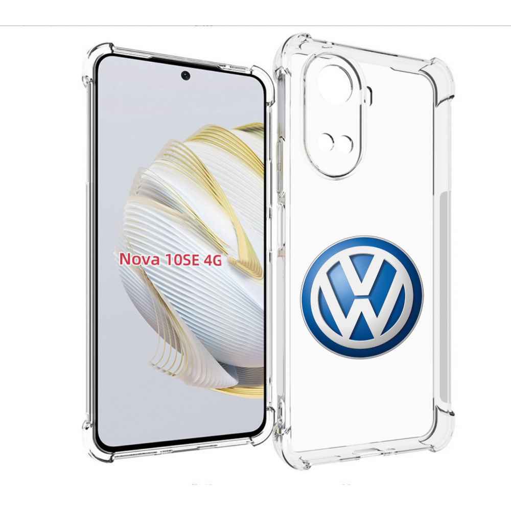 Чехол MyPads volkswagen мужской для Huawei Nova 10 SE