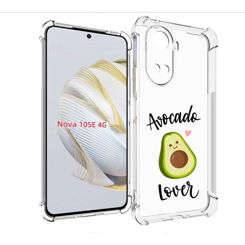 

Чехол MyPads Авокадо-любовь для Huawei Nova 10 SE, Прозрачный, Tocco