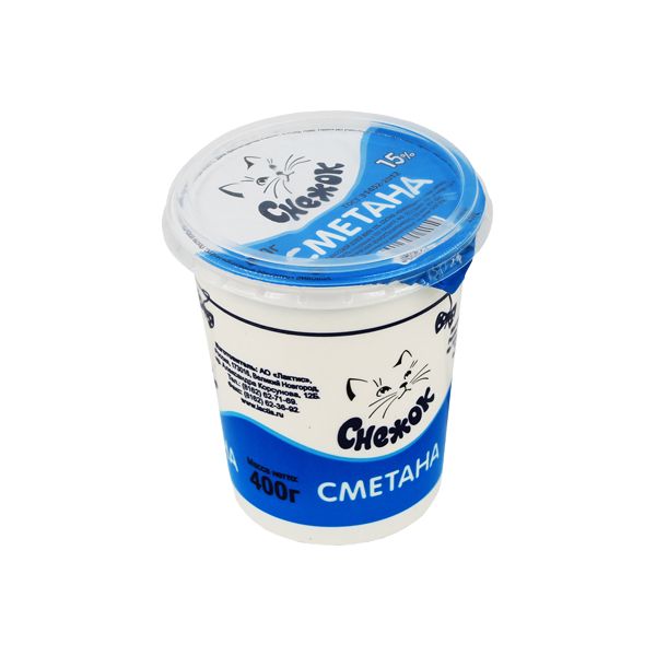 

Сметана Сибирская Милена 15% БЗМЖ 400 г