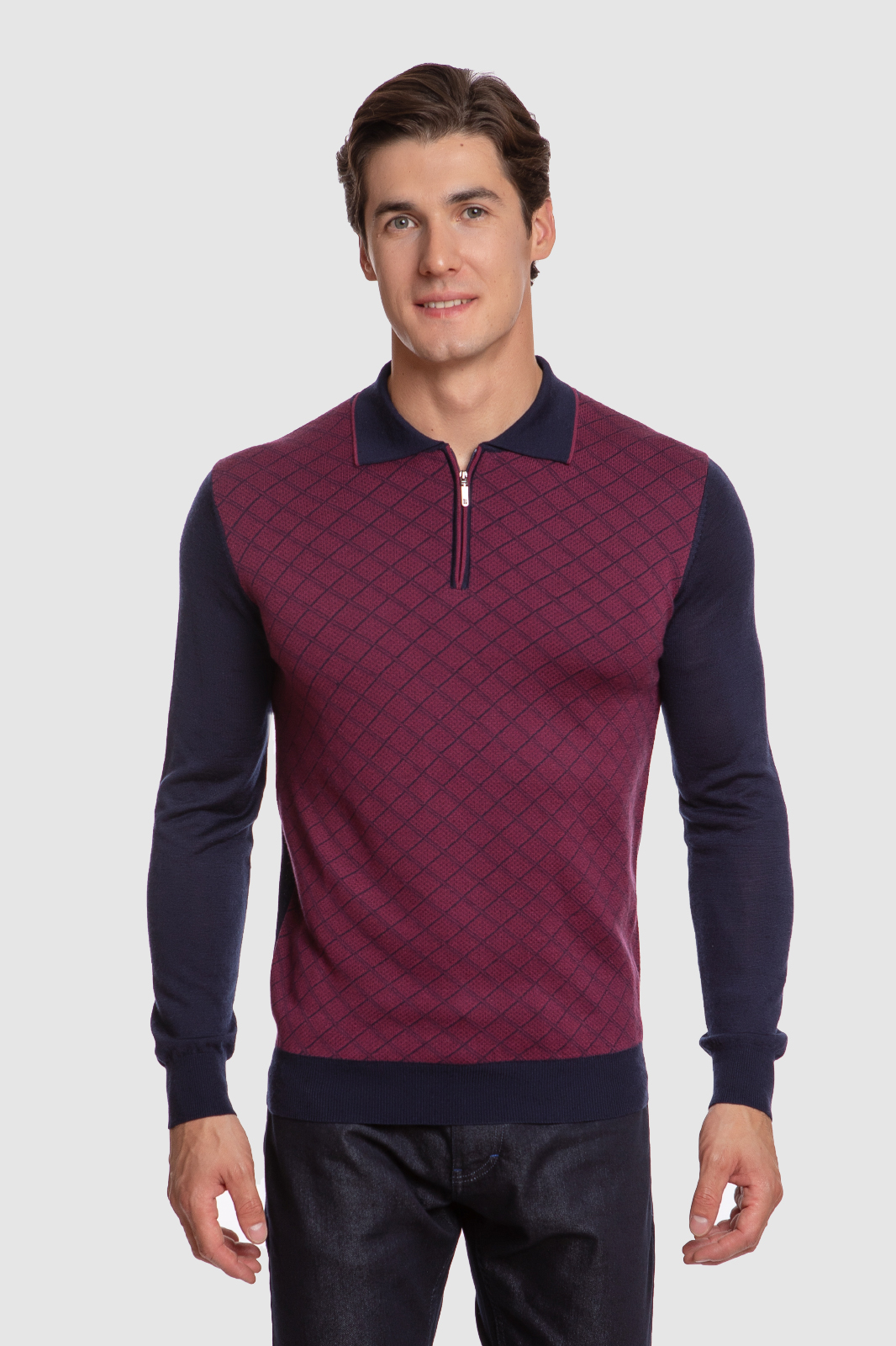 

Пуловер мужской Kanzler 140038W04O121 красный XS, 140038W04O121