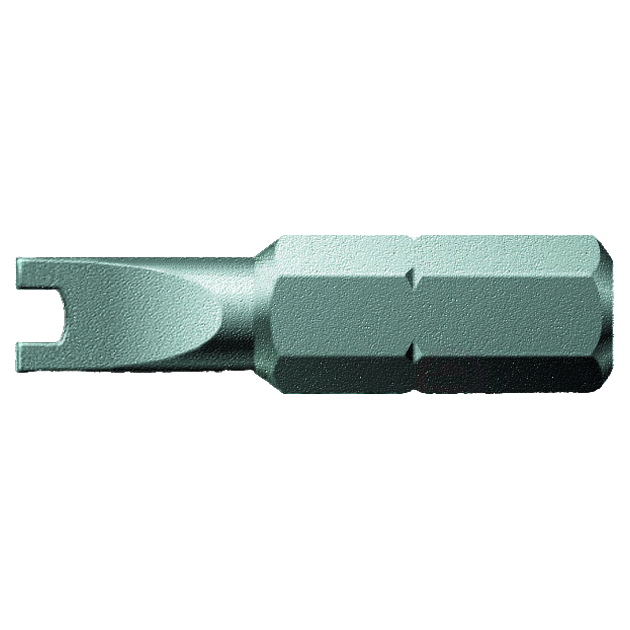 

857/1 Z Spanner (Snake Eye) бита вилочная, вязкая твёрдость, хвостовик 1/4 C 6.3, 8 x 25