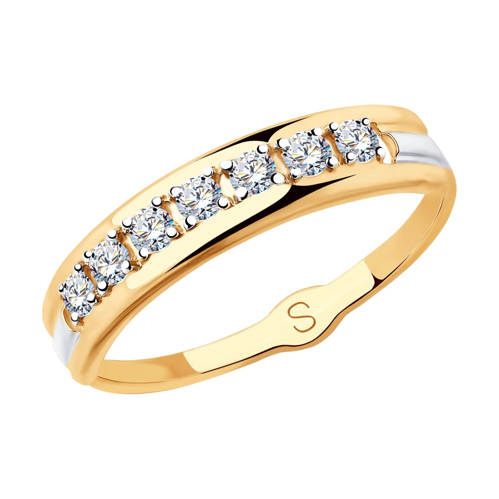 

Кольцо из золота со swarovski р. 16 Яхонт Ювелирный 208928, 208928