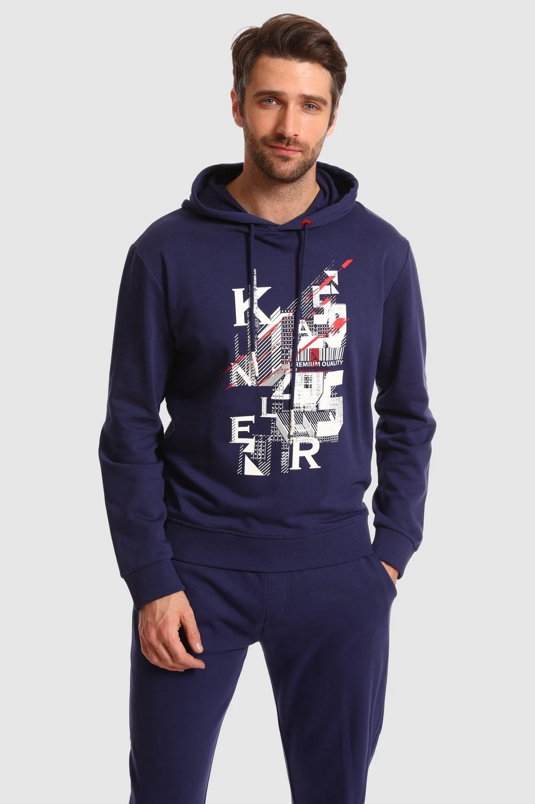 

Толстовка мужская Kanzler 20S-SSW04-TM/90 синяя XS, 20S-SSW04-TM/90