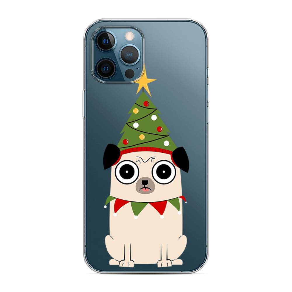 

Чехол на Apple iPhone 12 Pro Max Собачка с ёлочкой, Бежевый;красный;зеленый, 12750-1