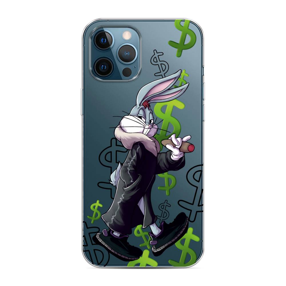 

Чехол на Apple iPhone 12 Pro Max Rich Bugs Bunny, Зеленый;черный;голубой, 12750-6