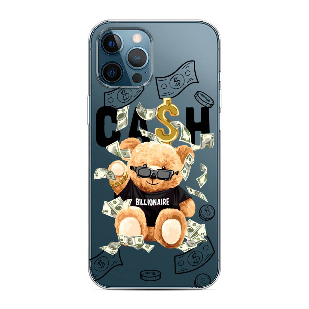 

Чехол на Apple iPhone 12 Pro Max Big cash, Черный;серый;бежевый, 12750-6
