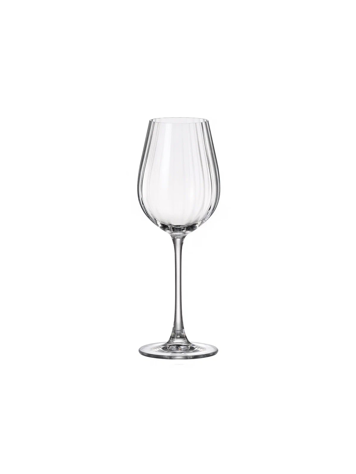 

Бокалы для вина Crystal Bohemia Columba Optic, стеклянные, 400 мл, 6 шт, Прозрачный