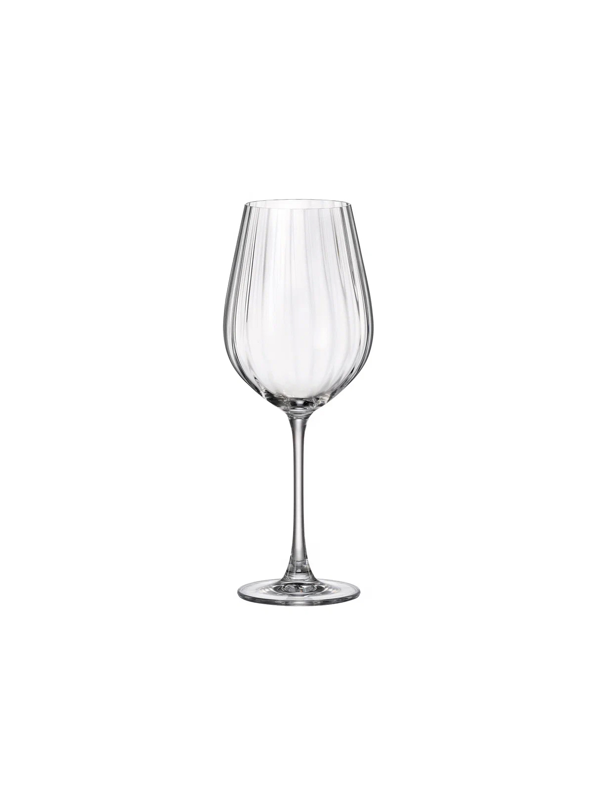 

Бокалы для вина Crystal Bohemia Columba Optic, стеклянные, 650 мл, 6 шт, Прозрачный