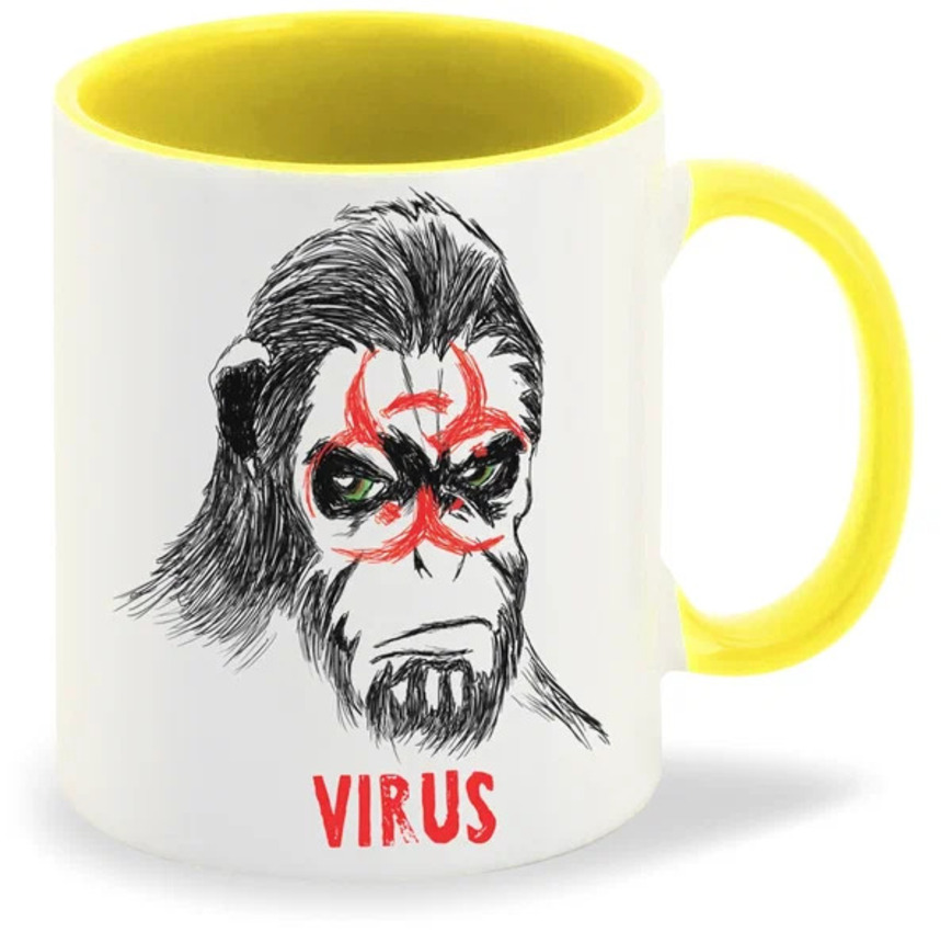 

Кружка CoolPodarok Virus Обезьяна