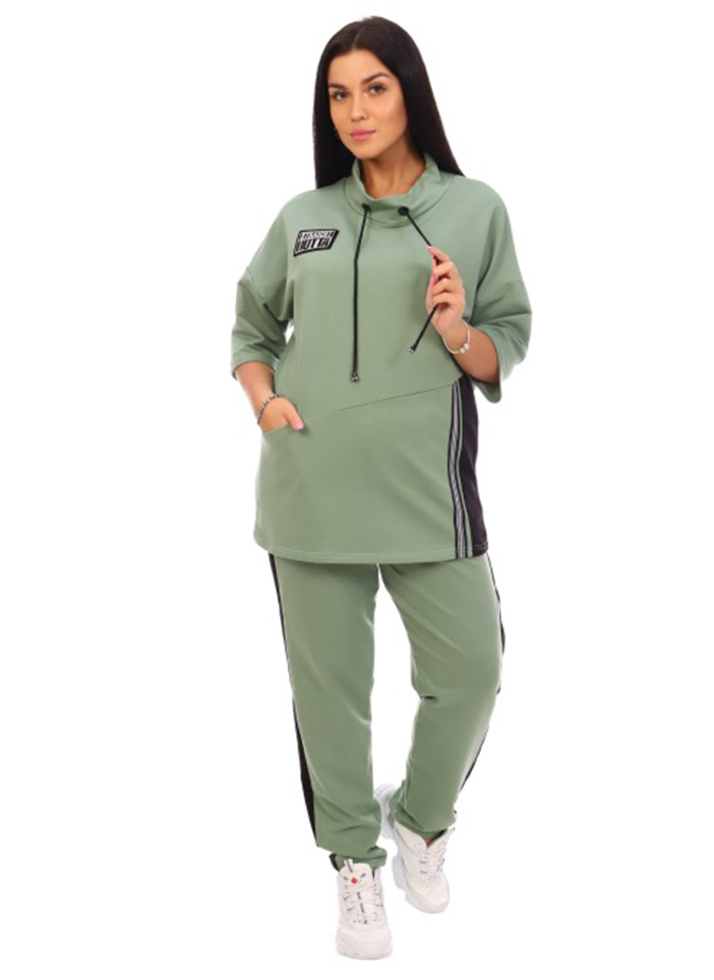 

Костюм женский Каляев 61026 зеленый 58 RU, 61026