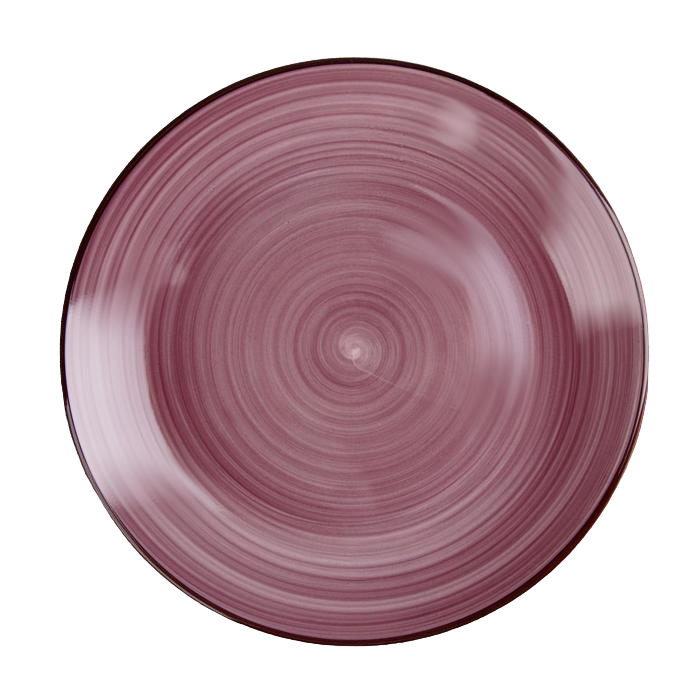 Тарелка обеденная Доляна «Морской мир», d=27 см, цвет бордовый