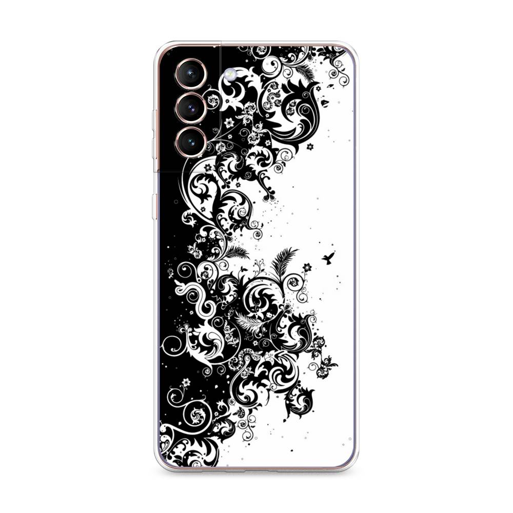 

Чехол на Samsung Galaxy S21 Plus Черно белый узор, Белый;черный;серый, 2102150-3