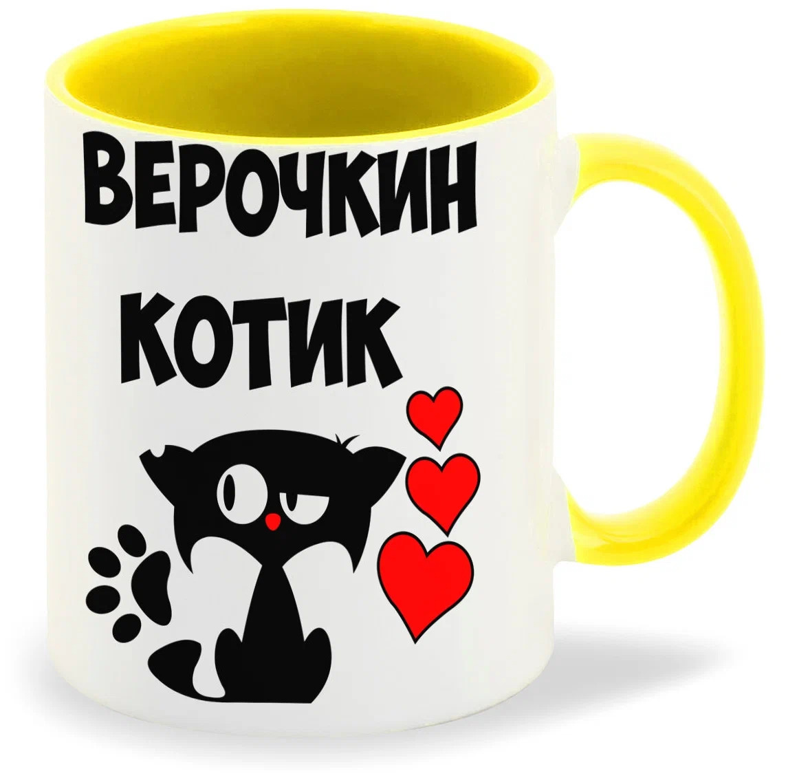 

Кружка CoolPodarok Верочкин котик