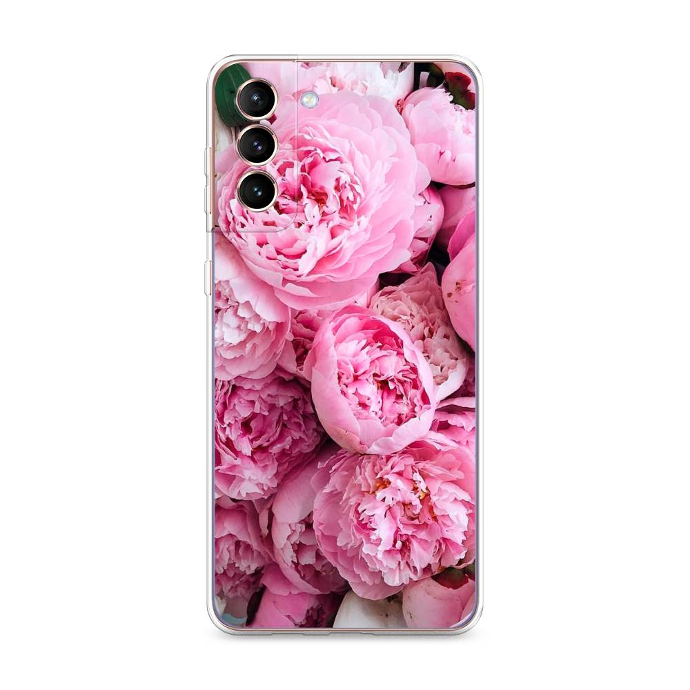 

Чехол на Samsung Galaxy S21 Plus Розовые пионы, Бежевый;розовый, 2102150-2