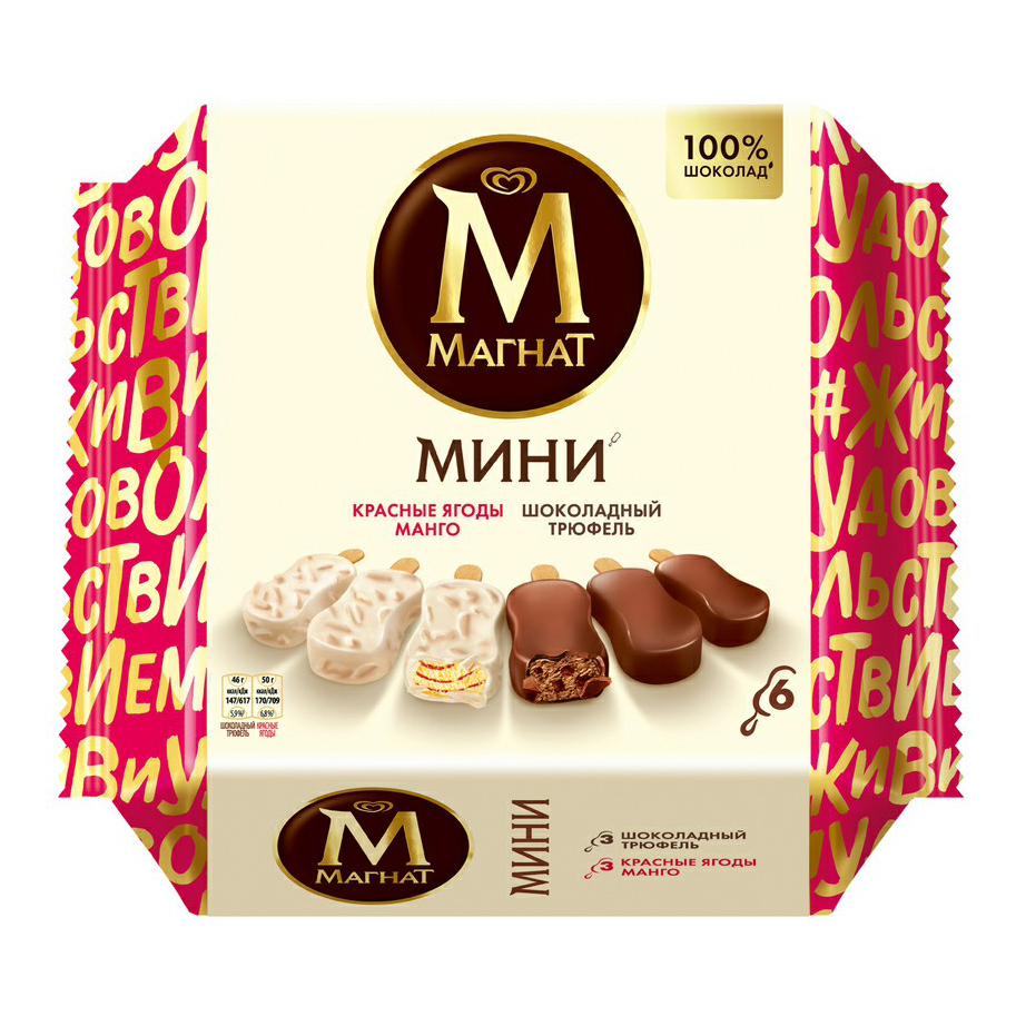 Мороженое Магнат мини мультипак 294г