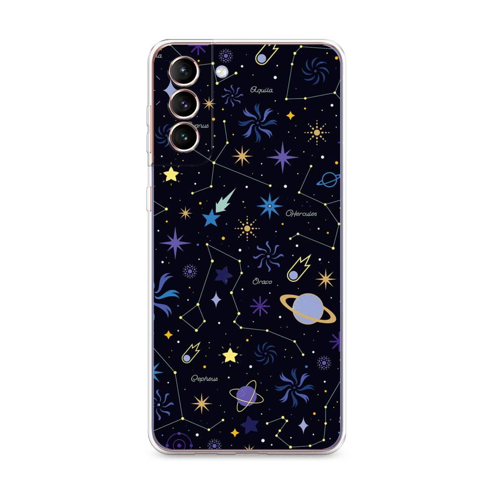 Чехол на Samsung Galaxy S21 Plus Цветной космос