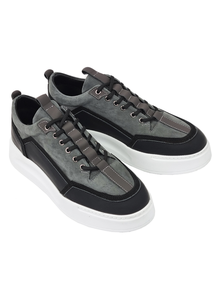 фото Полуботинки мужские brussali̇ni̇ 15133 r10407 серые 45 ru